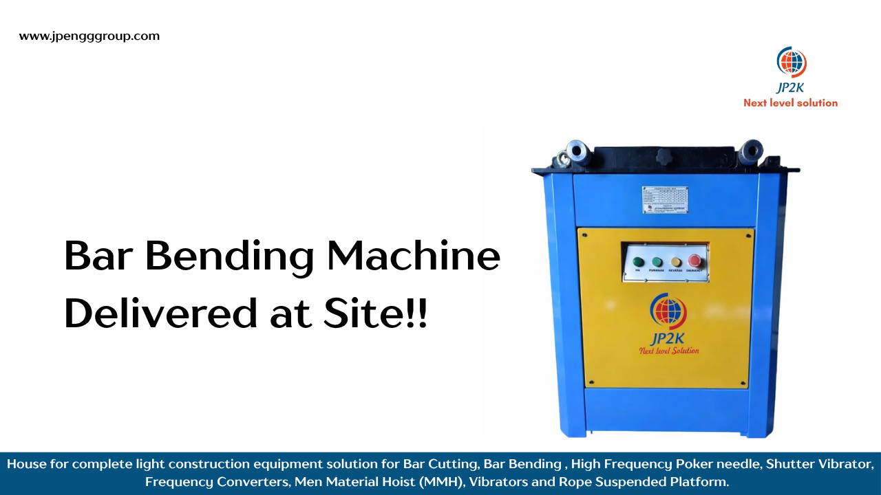 Bar Bending Machine Delivered at Site!!